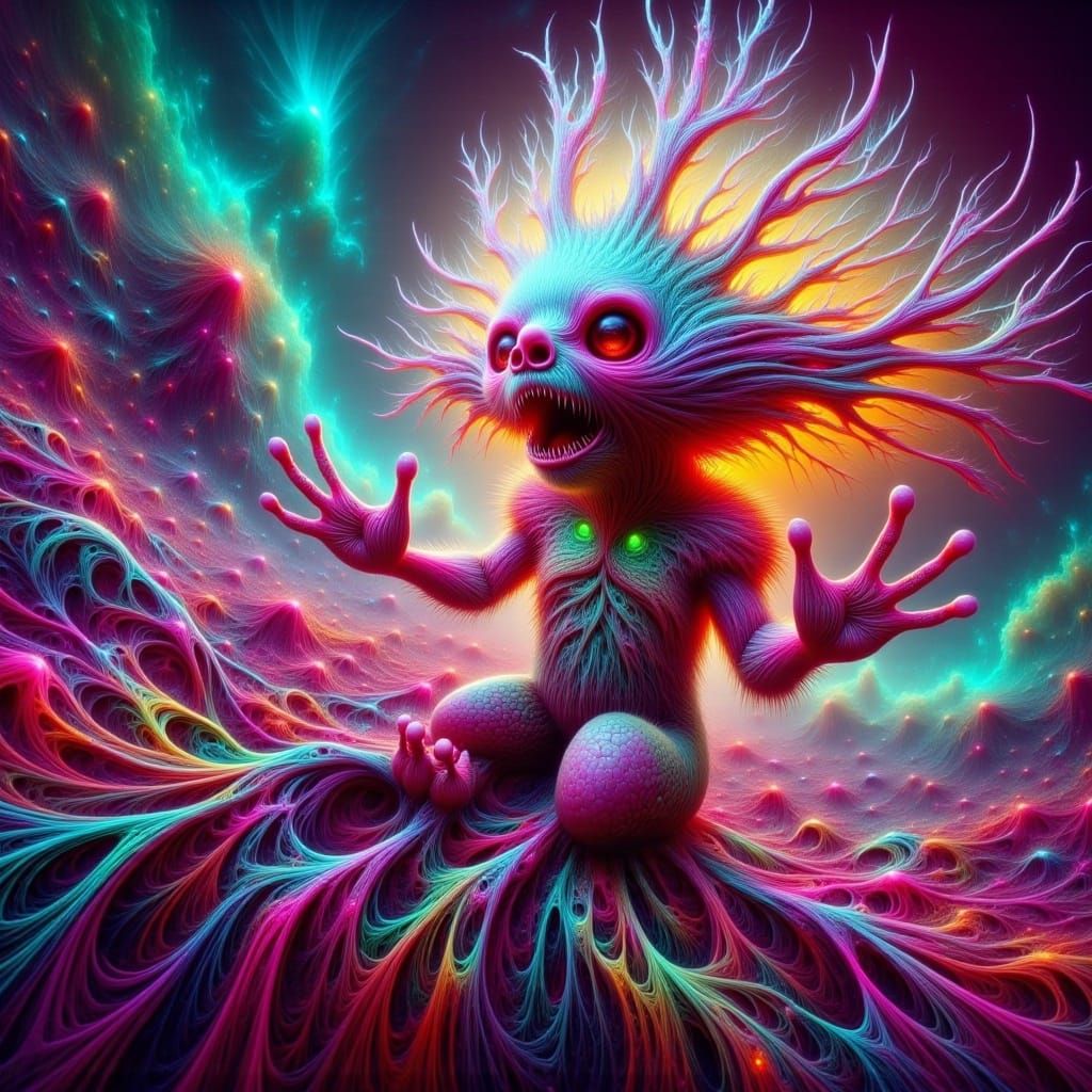 <lora:-Surreal Hatchlings-:1.0> macro photography of an orchid, ultra realistic in a surreal chromatic landscape