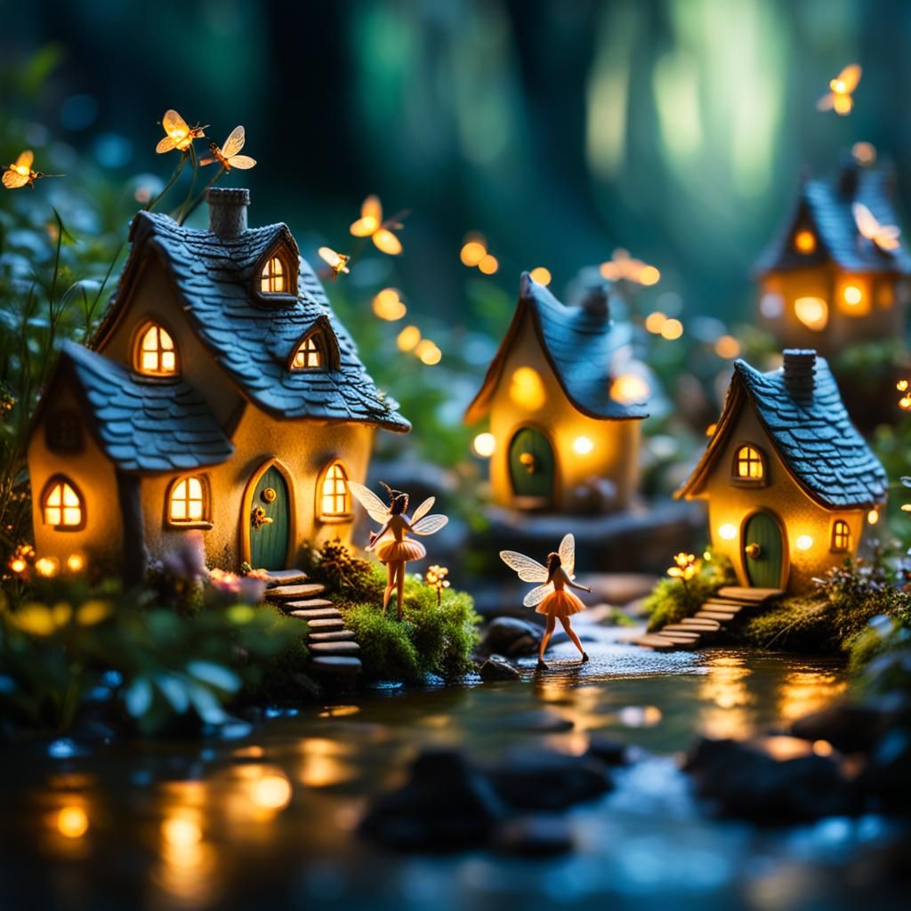 Fairy village  by @LP-13