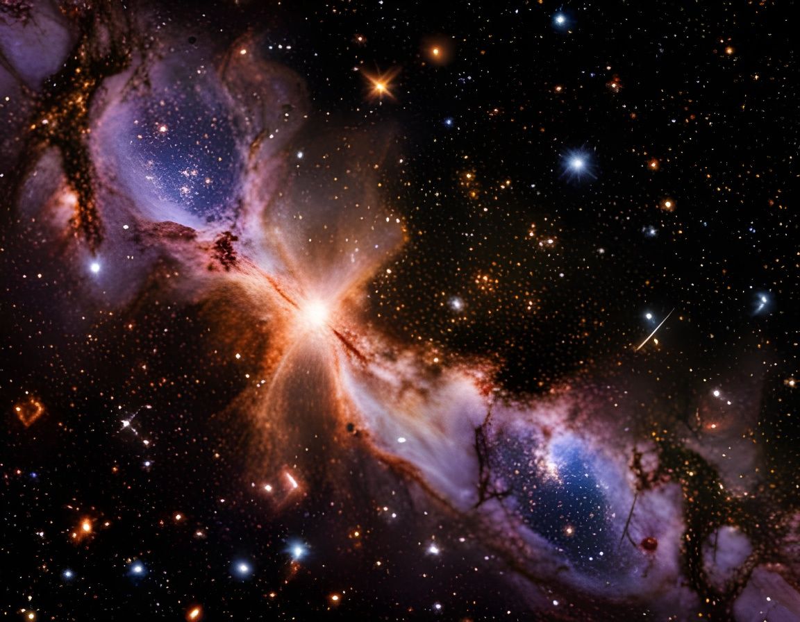 James Webb Space Telescope Tribute (III) AI Generated Artwork