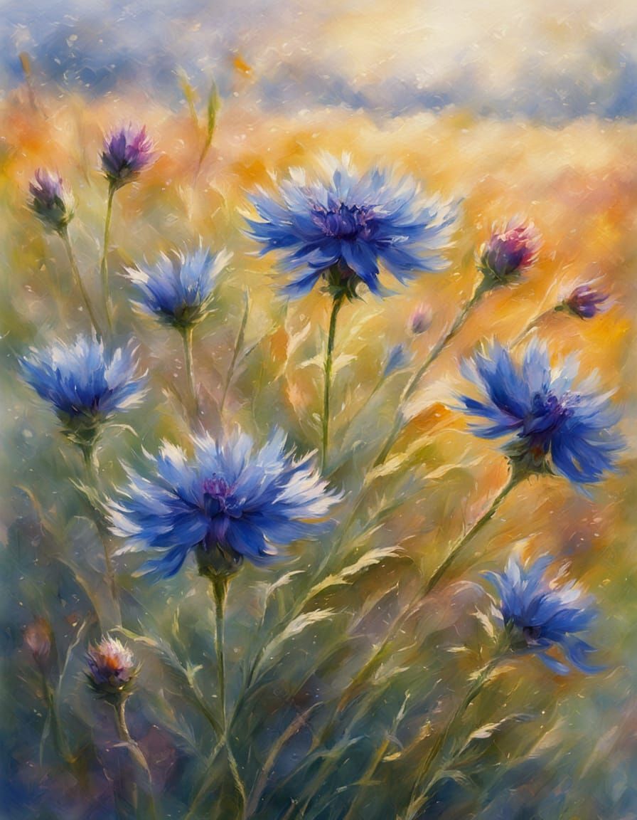 Cornflower  by @Daleone