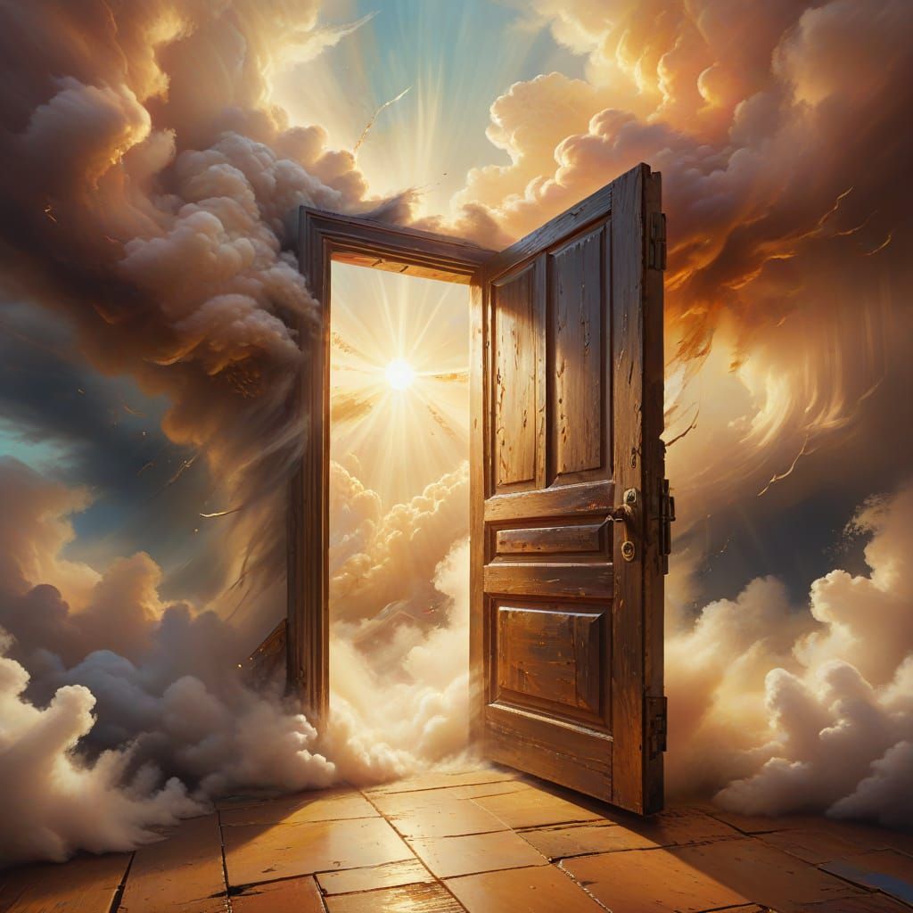 Door to the heaven   by @Corn Clay