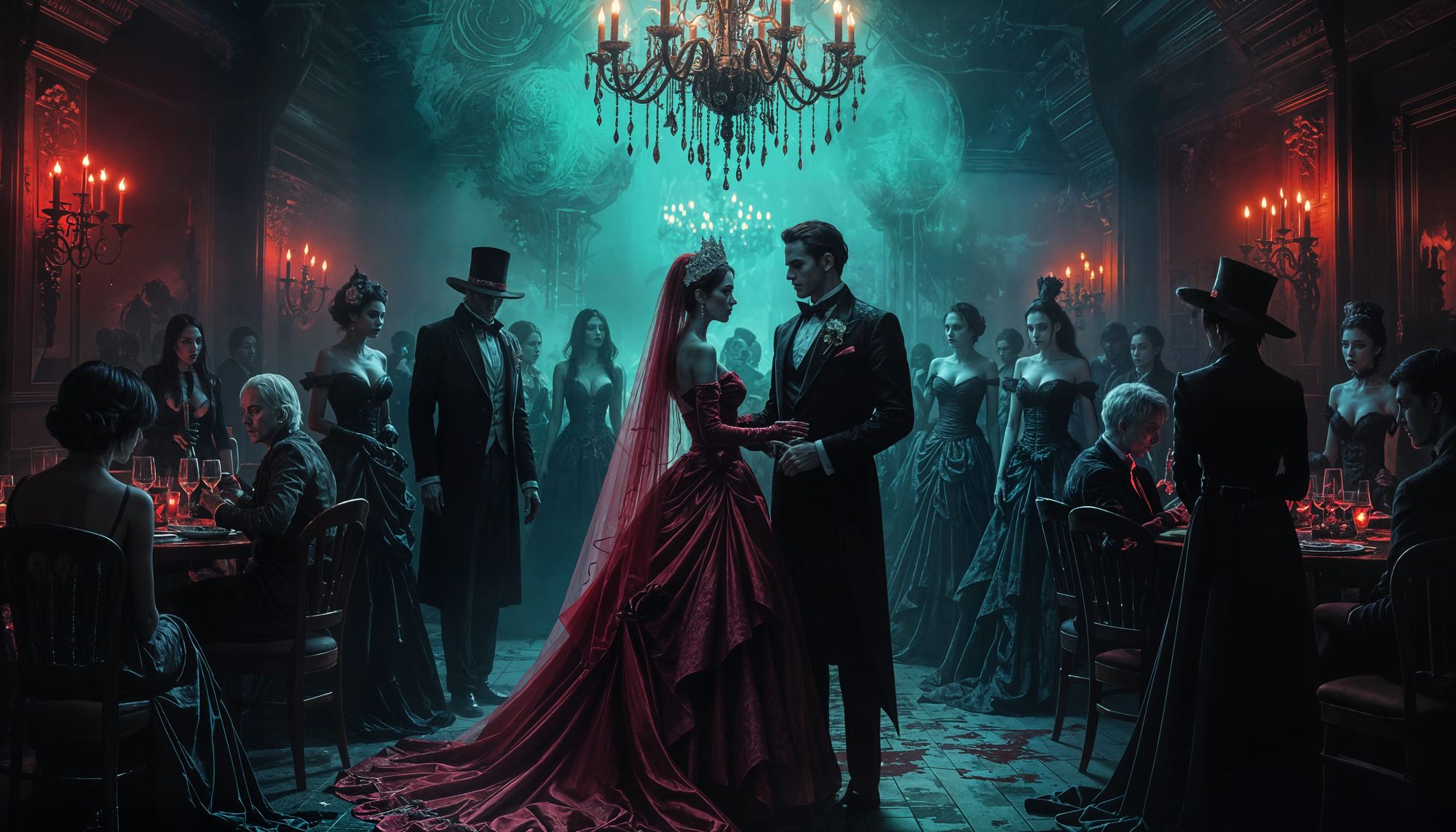 Vampires Doing a Ballroom Viennese Waltz