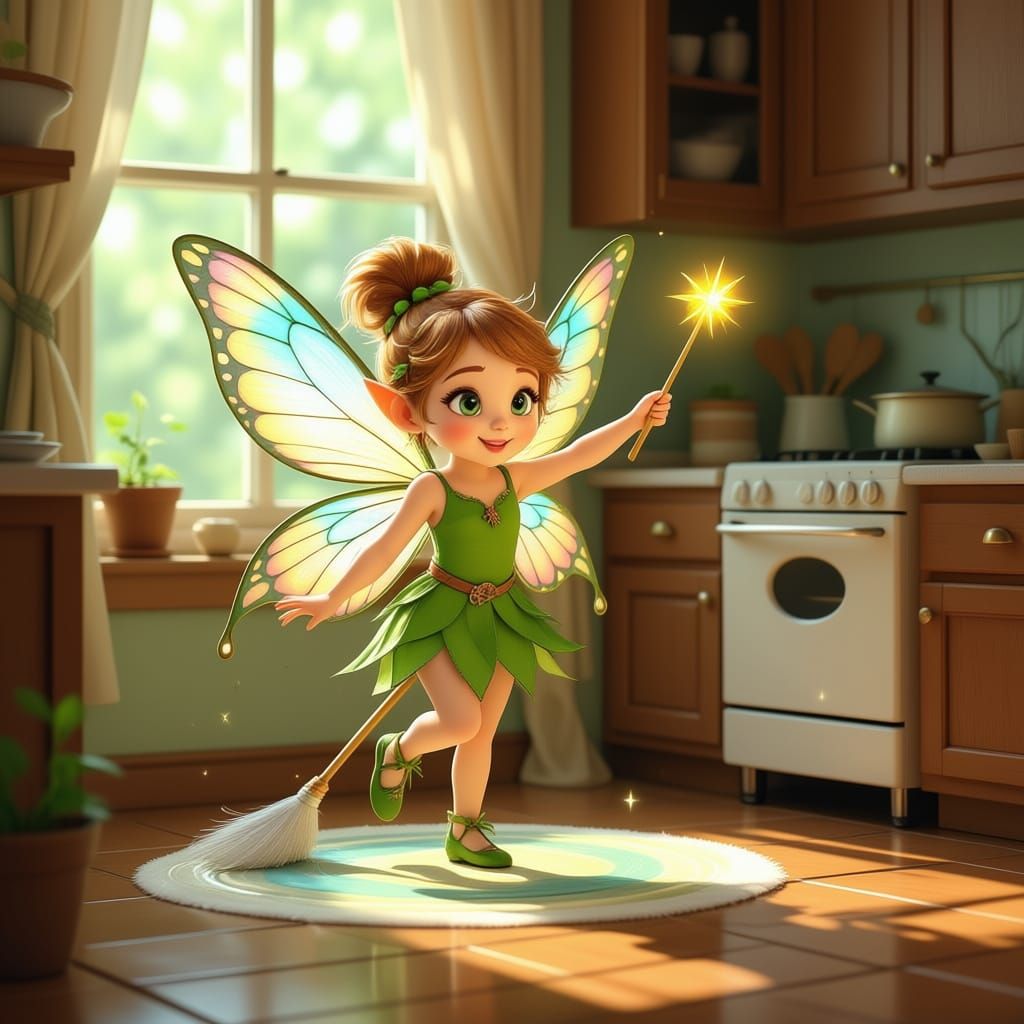 The kitchen floor should mop itself, who has time for THAT?