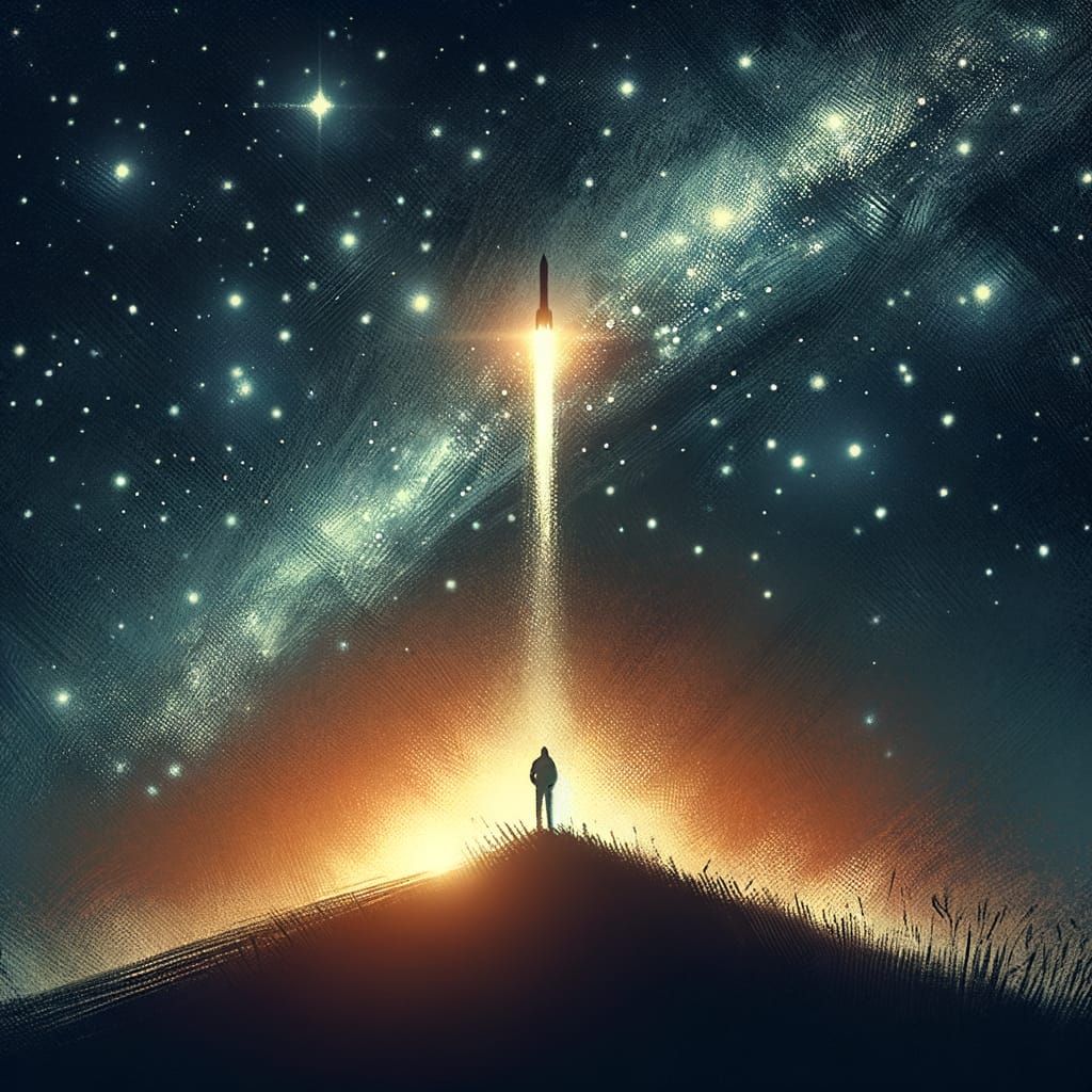 Rocket ship..  by @Gettafix