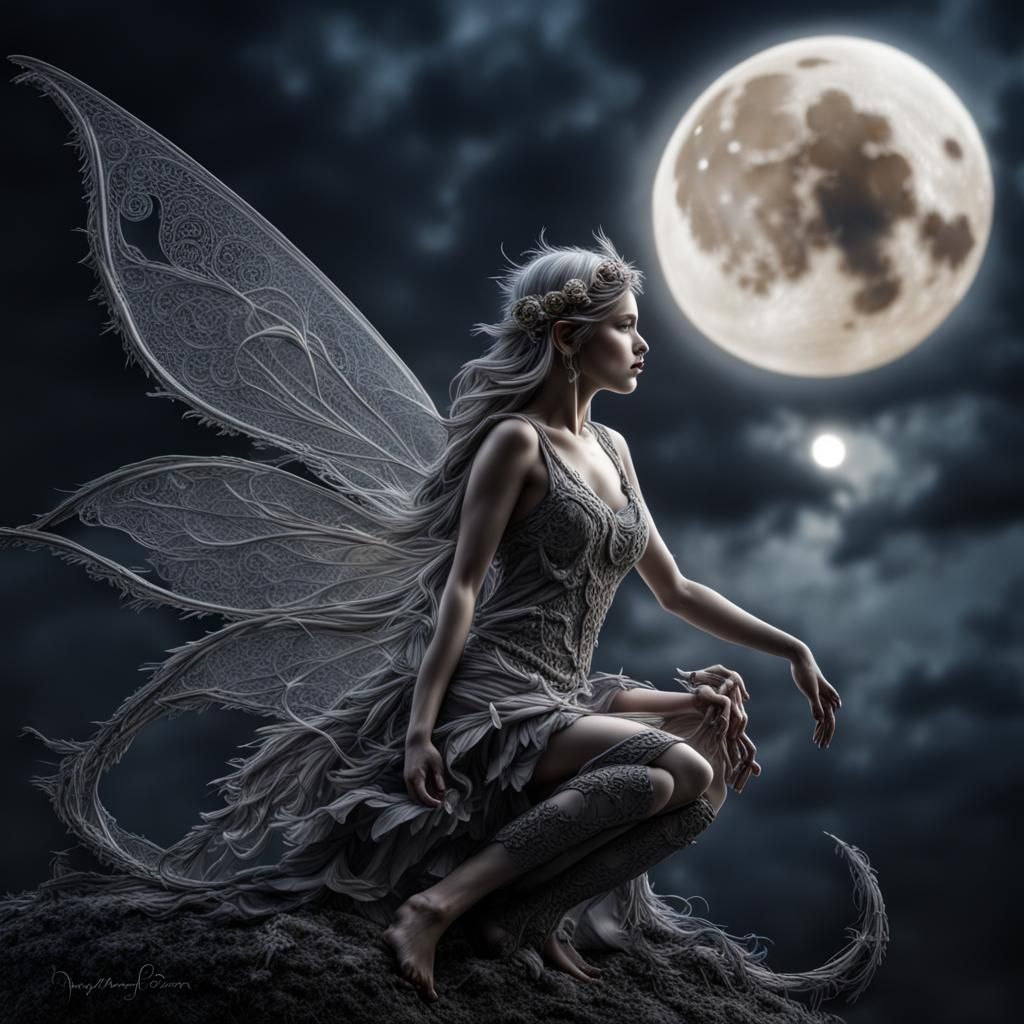 Moon Fairy  by @Lorelei Fae