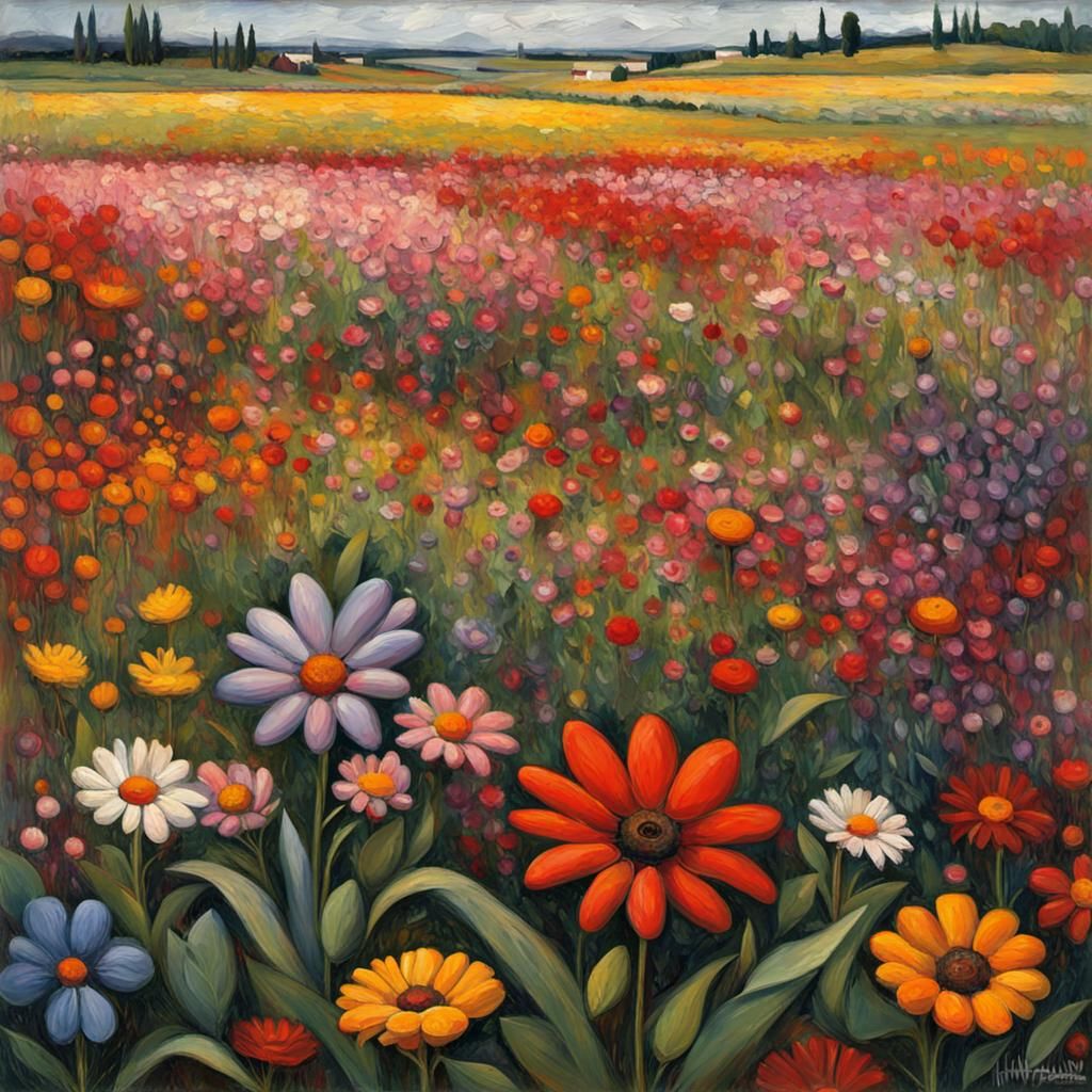 flower field   by @Atomic