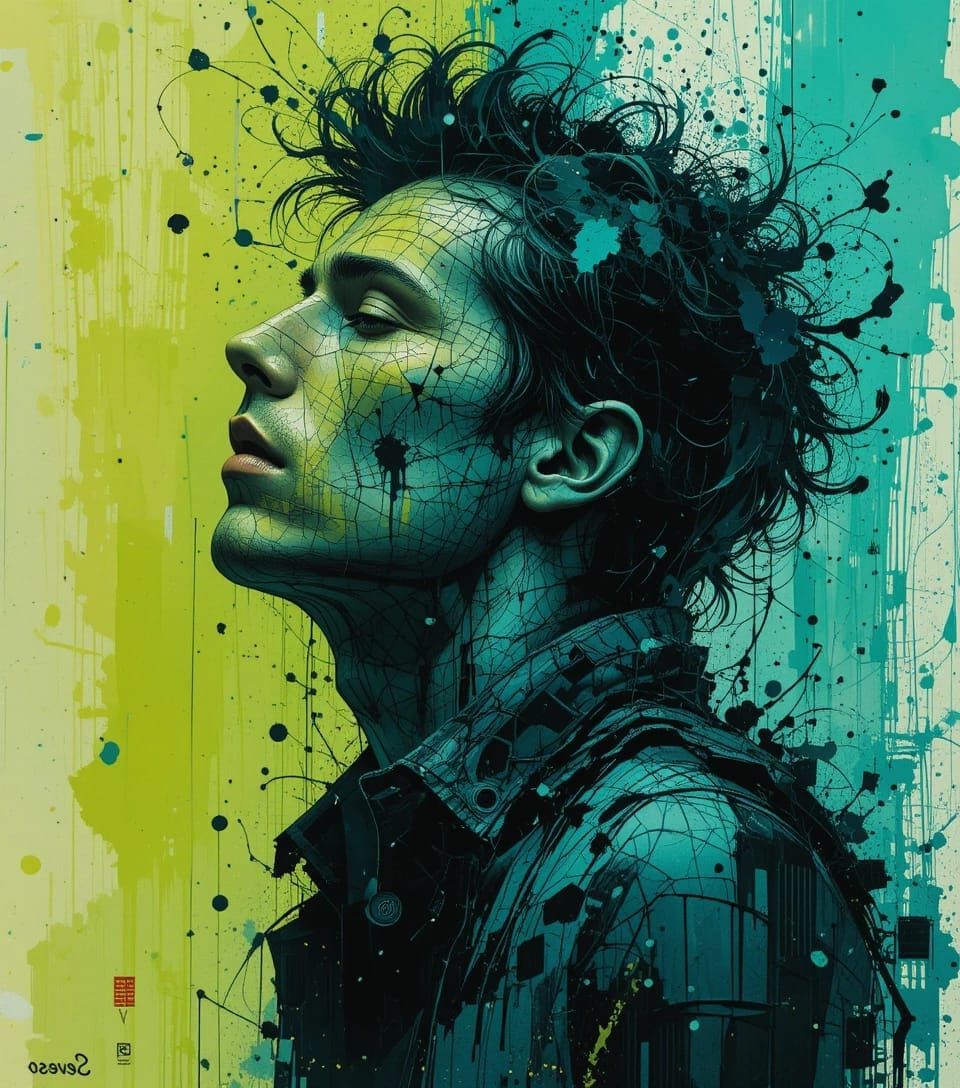 Male artistic portrait