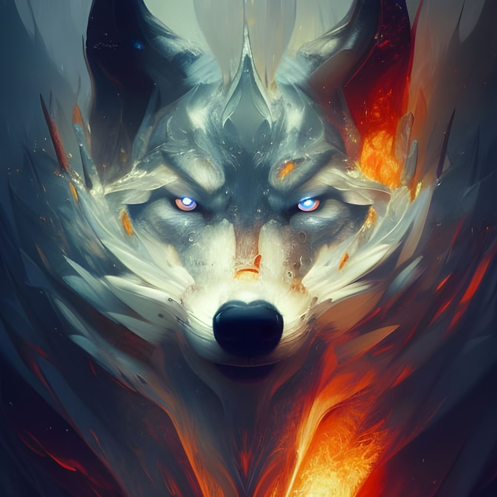 Wolf - AI Generated Artwork - NightCafe Creator