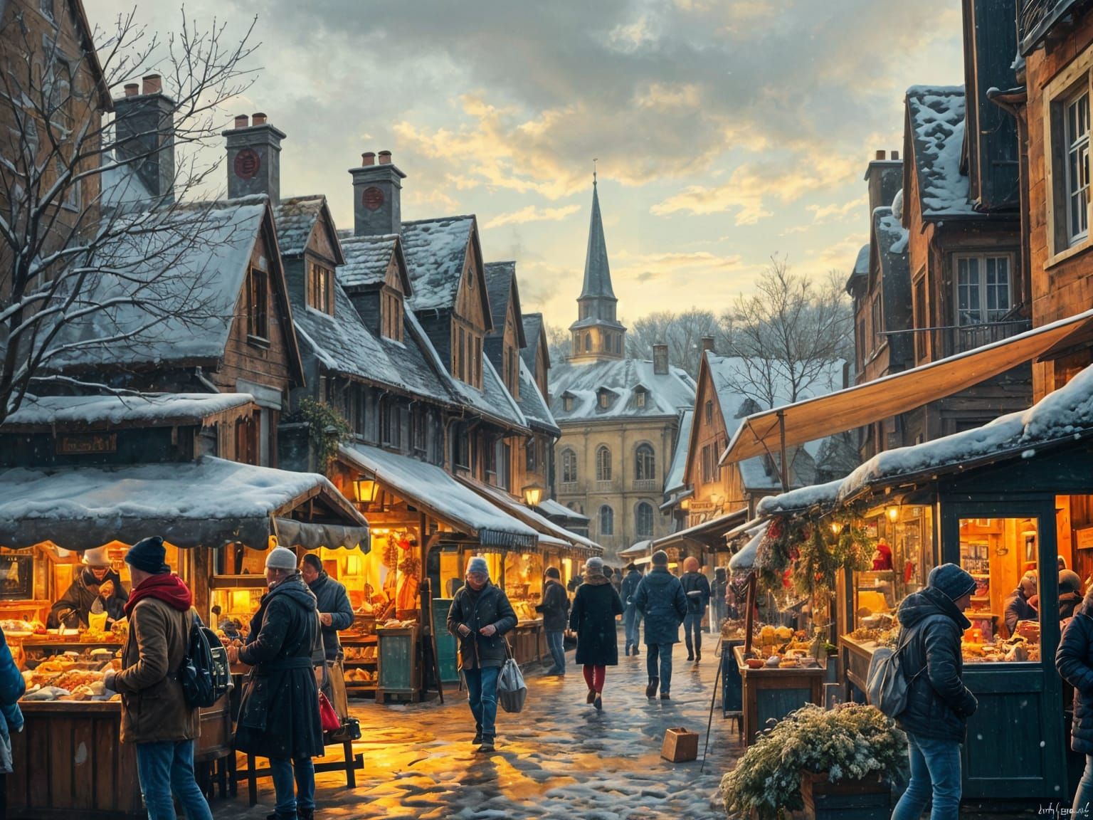 Tiny French Christmas market  by @BM