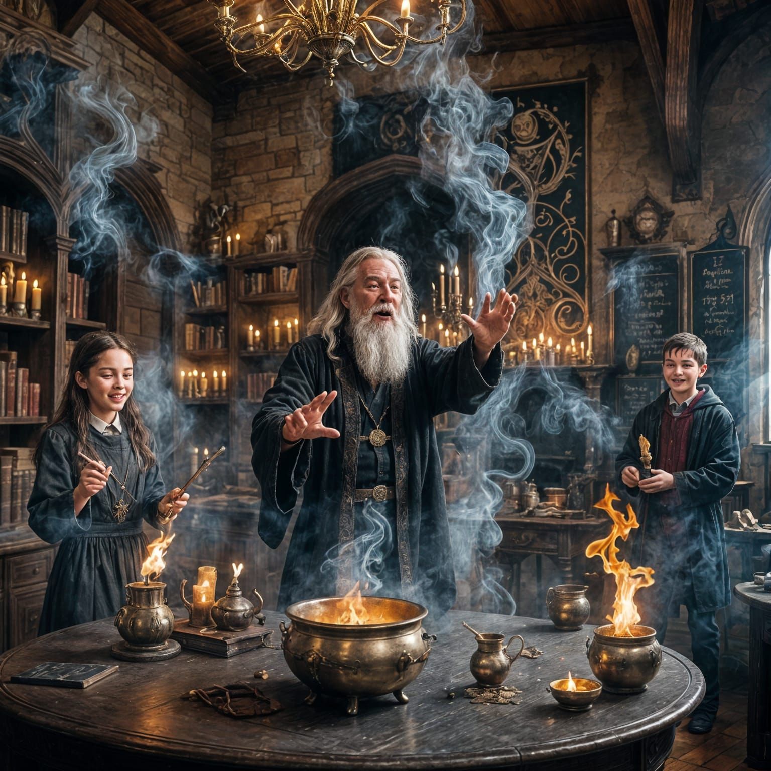 Wizard school  by @Rayven13