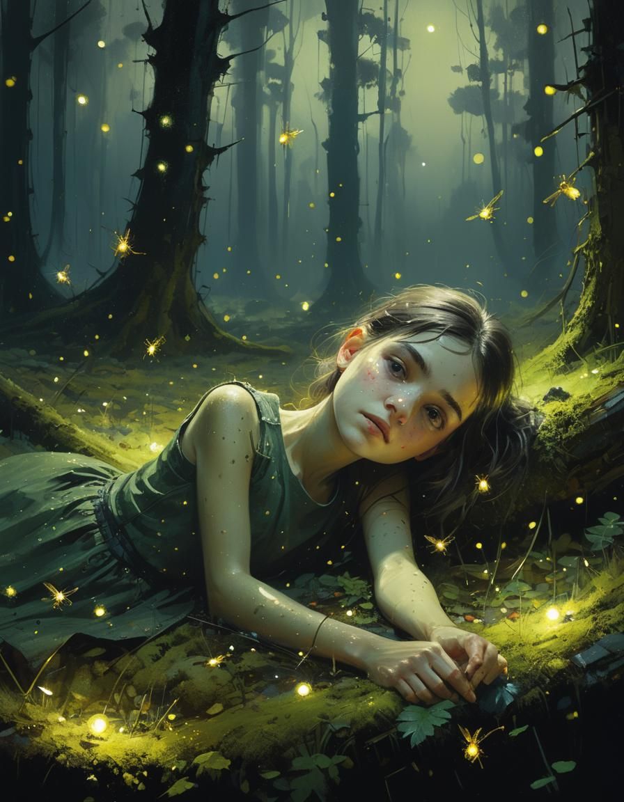 Firefly Girl  by @kauri