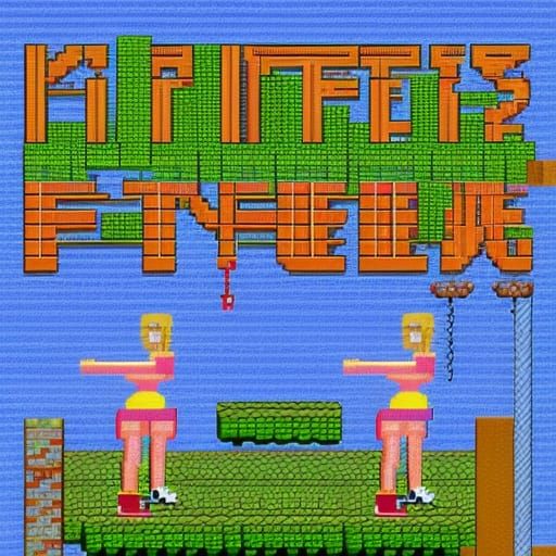 FITNESS pixel art