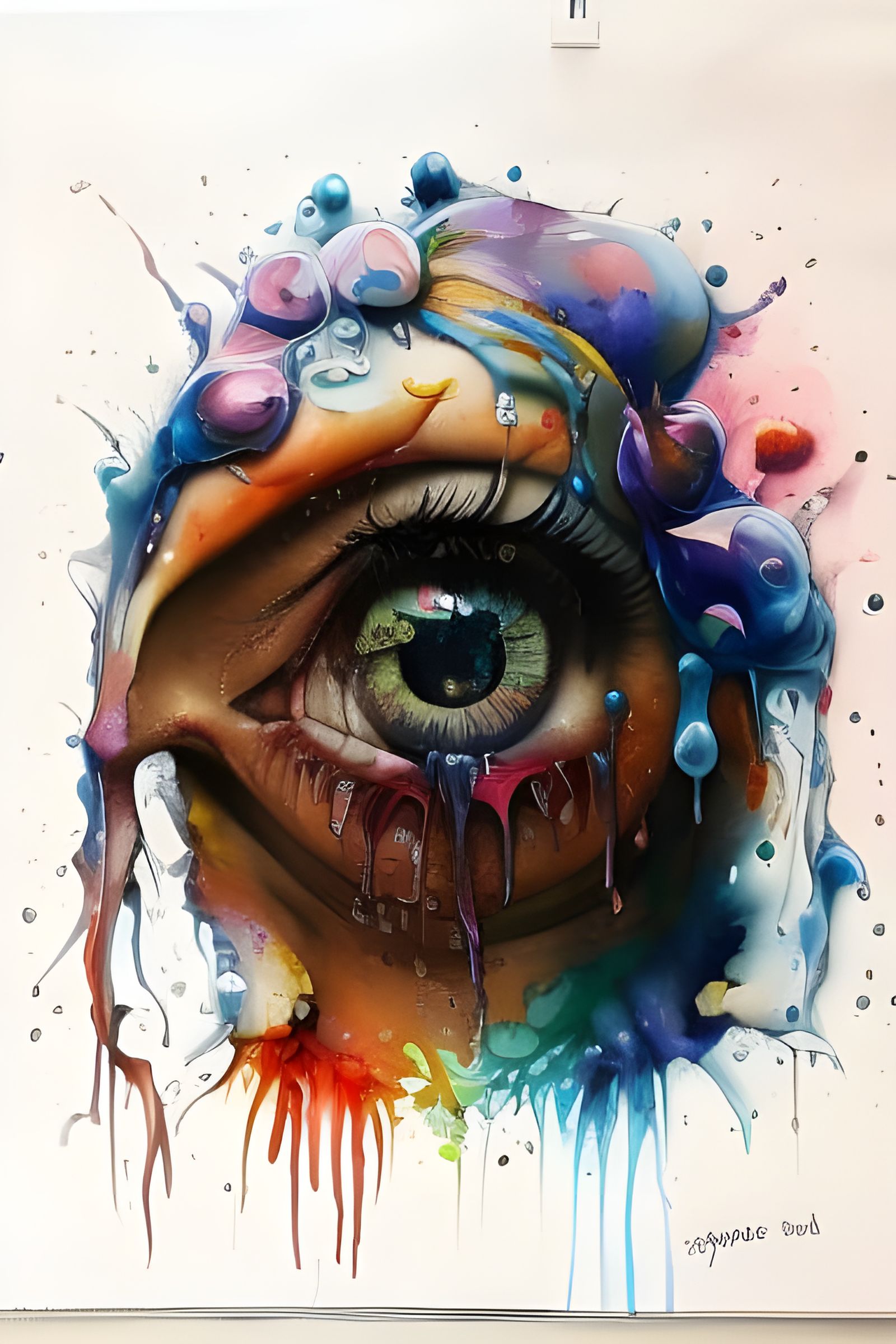 Watercolor Ojo Speedpaint  by @NuclearPistachio