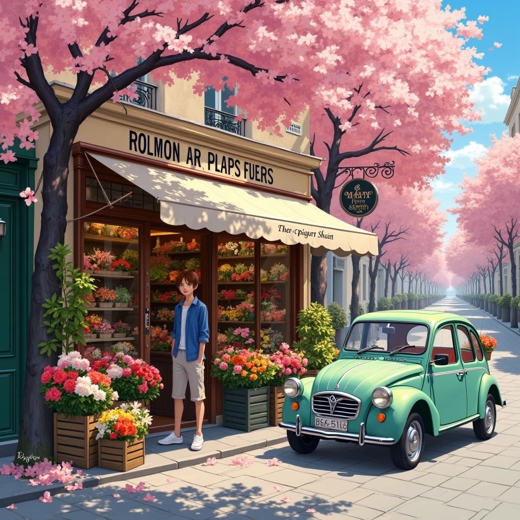 Flowershop 2CV
