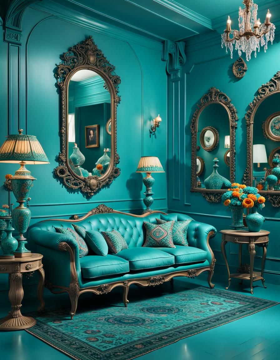 Turquoise Room  by @Charlotte