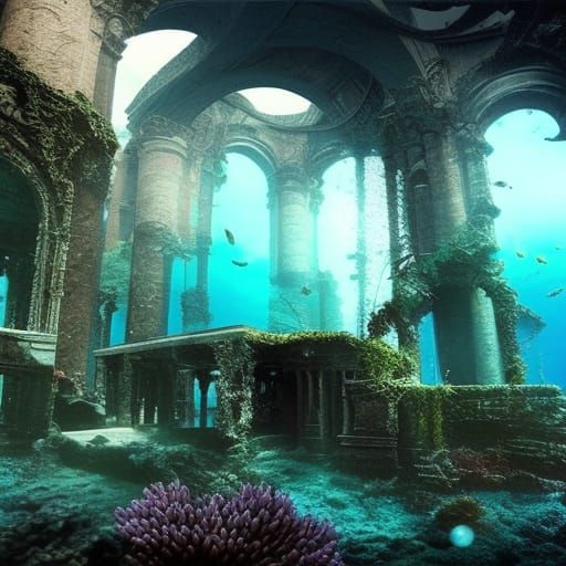 Underwater ruins   by @Samuel B Athele
