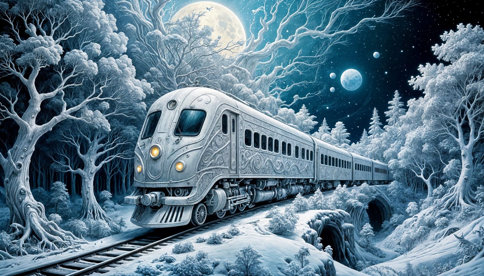 rococo winter caravan  by @lawrencelot