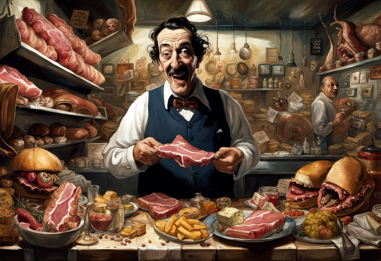 Salvador Dalí Savory Deli and Eatery AI Generated Artwork NightCafe