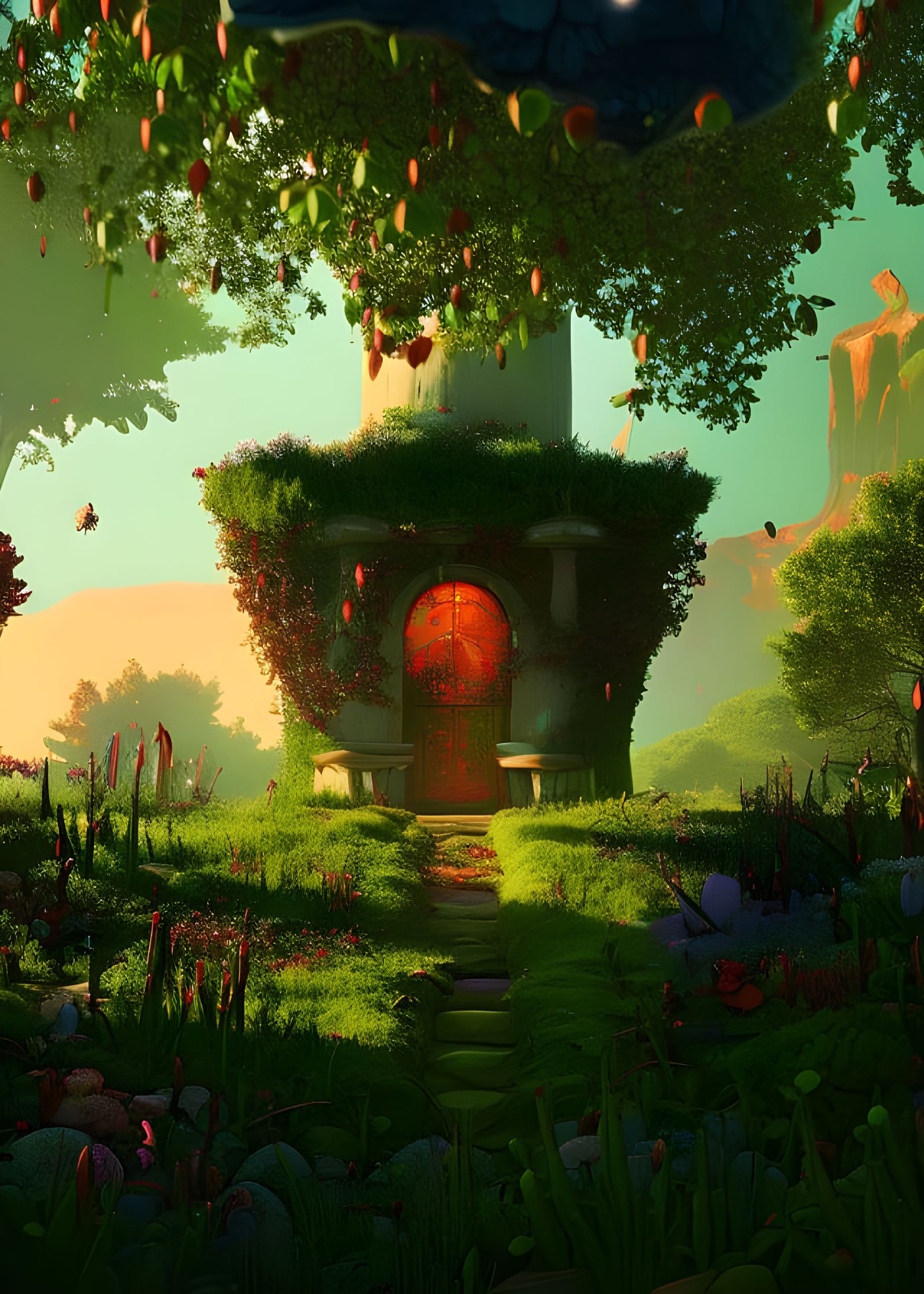 Garden in purgatory - AI Generated Artwork - NightCafe Creator