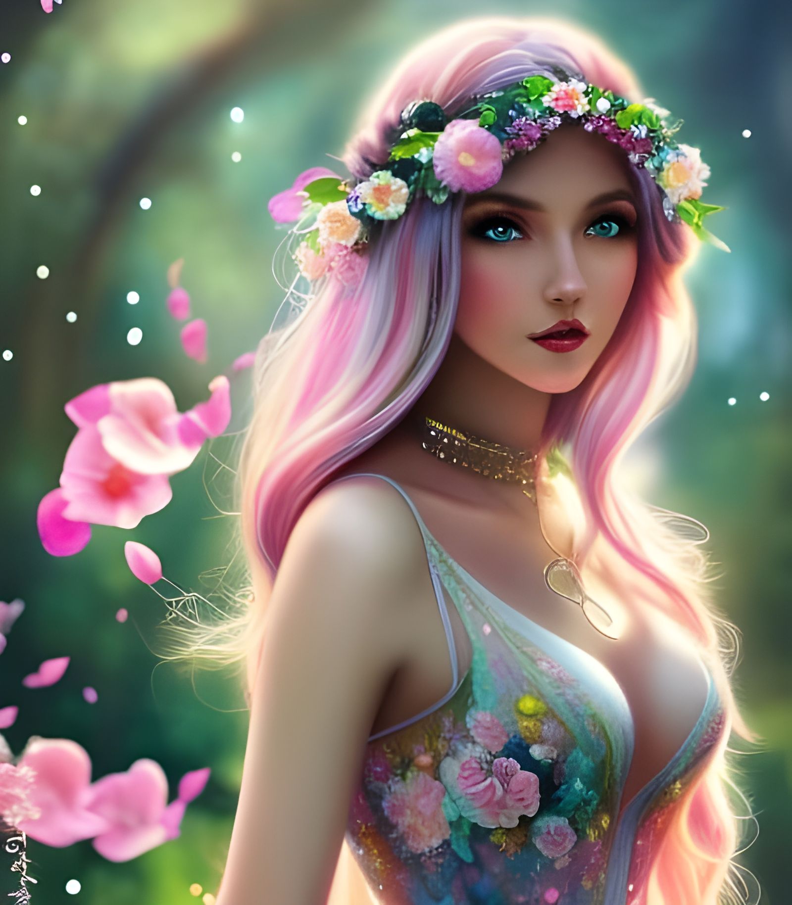 Lantana, the Fairy Princess - AI Generated Artwork - NightCafe Creator