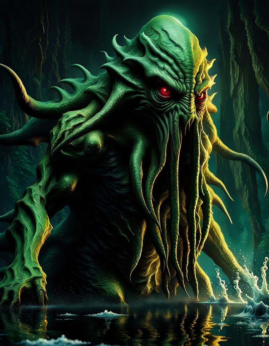 Cthulhu rises from R'lyeh