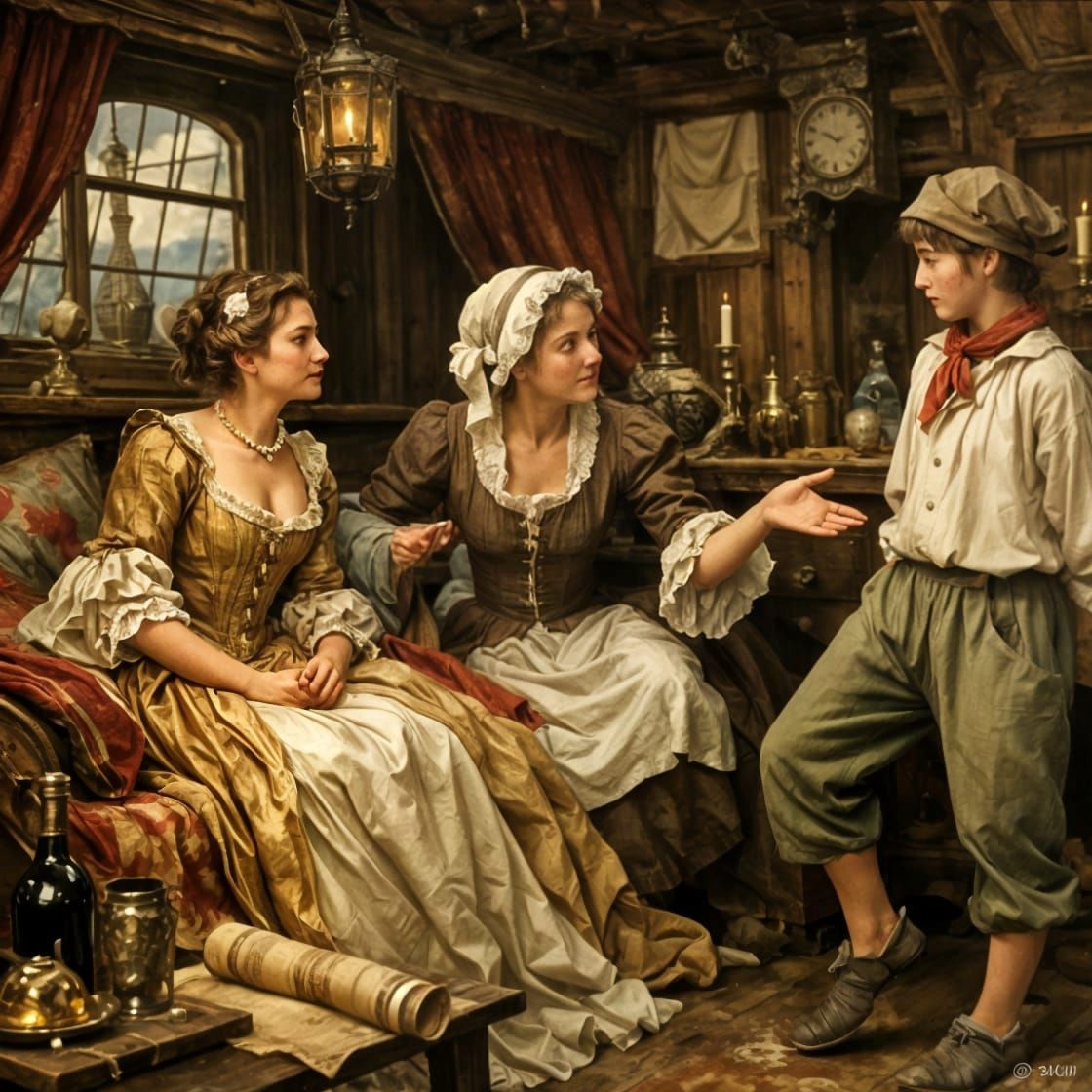 In The Rover’s Cabin