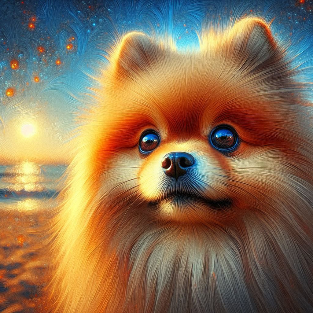 Pomeranian Portrait