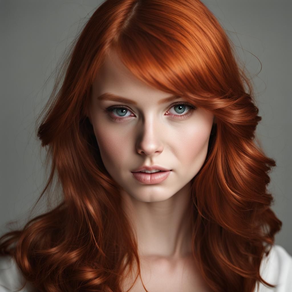 Beauty girl redhead - AI Generated Artwork - NightCafe Creator