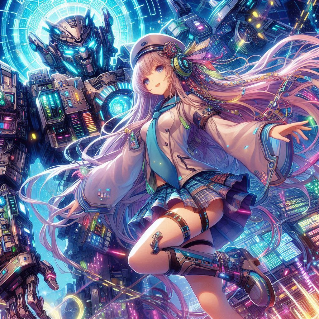 anime Beatmania IIDX artwork illustration Himmel cute older ...
