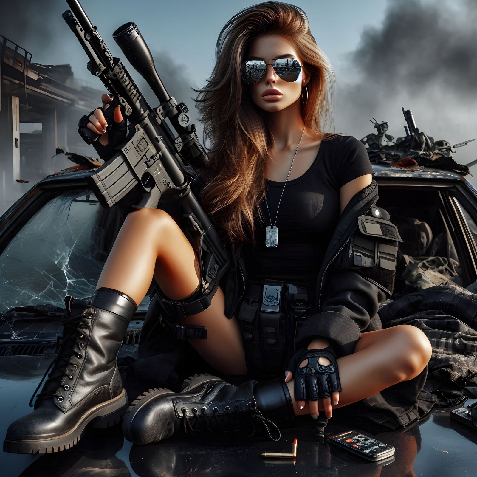 Post apocalypse sniper