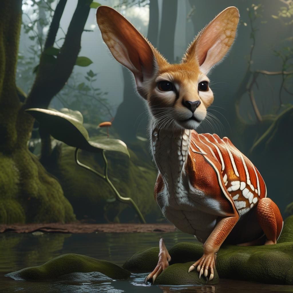 Mystical Fairy Amidst Twisted Tree Roots