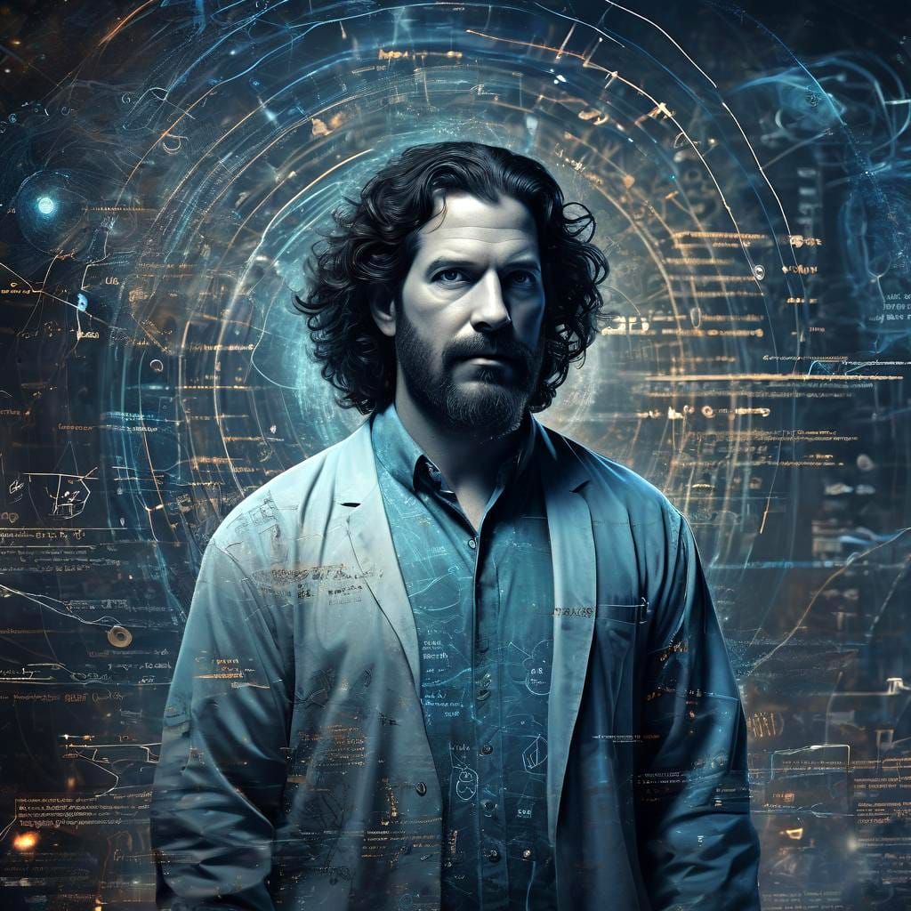Quantum Supremacy Breakthrough in Moody Digital Art