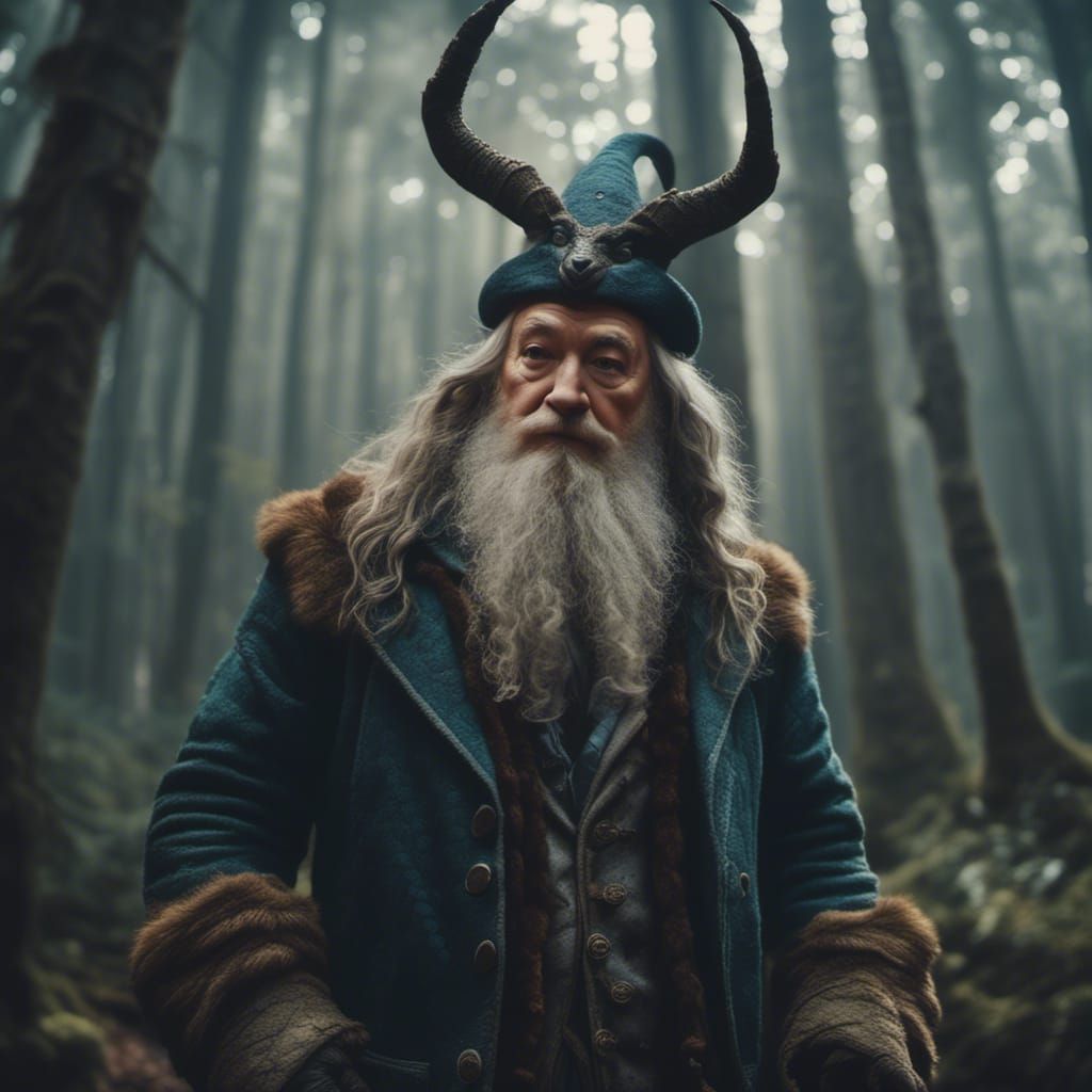 Ethereal Cinematic Portrait of a Wise Wizard