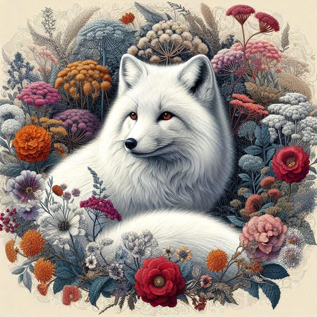 White Fox arthro boho style