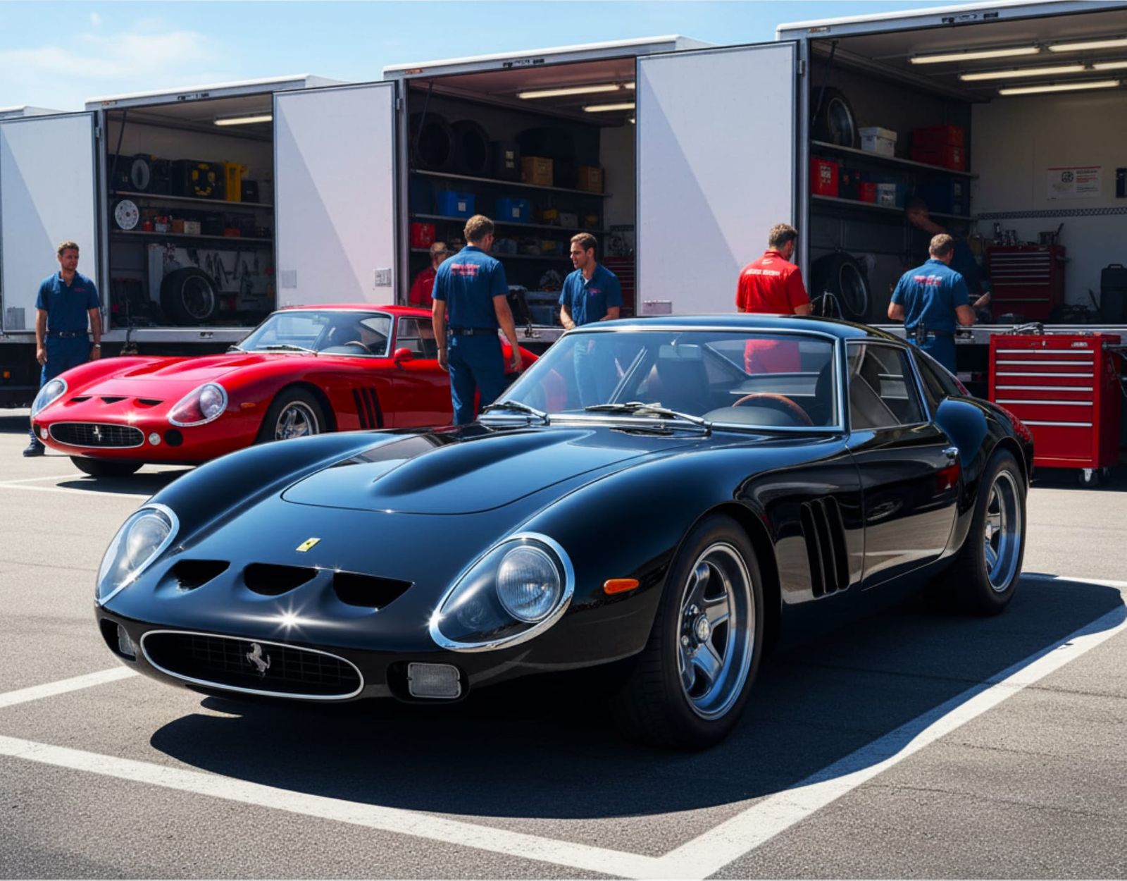 Ferrari 250 GTO in the Paddock