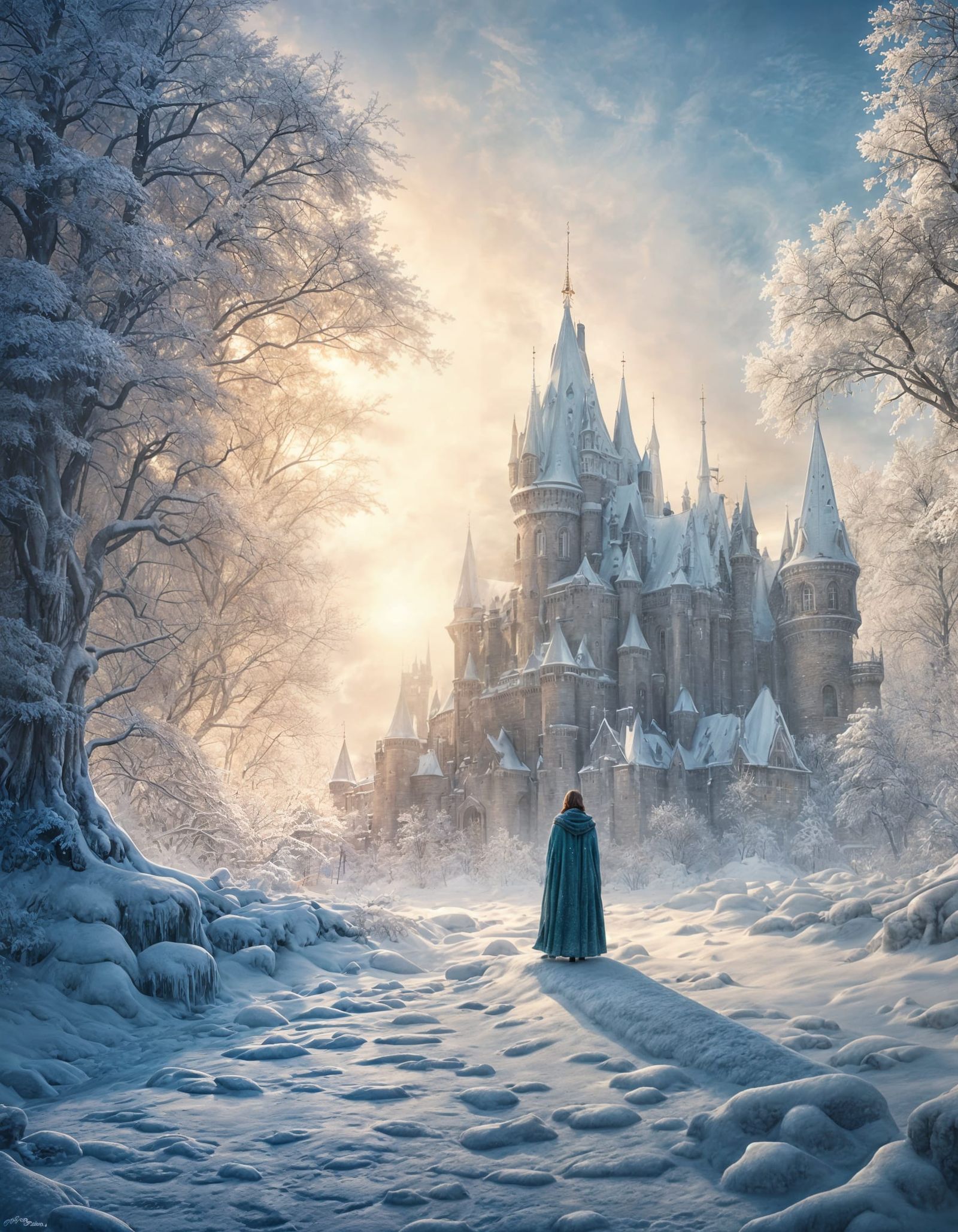 frozen castle   by @Basant GC