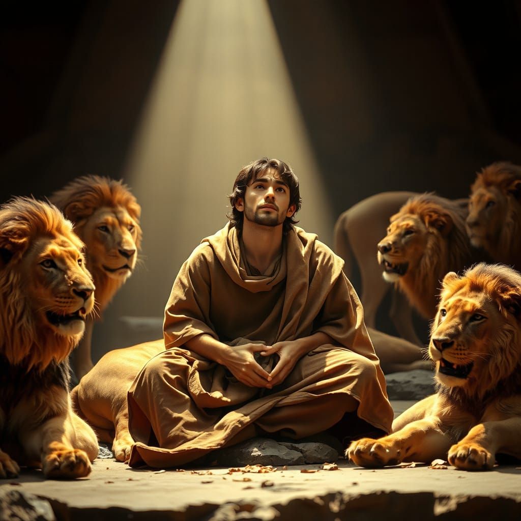 Daniel at peace  by @Friar Luca