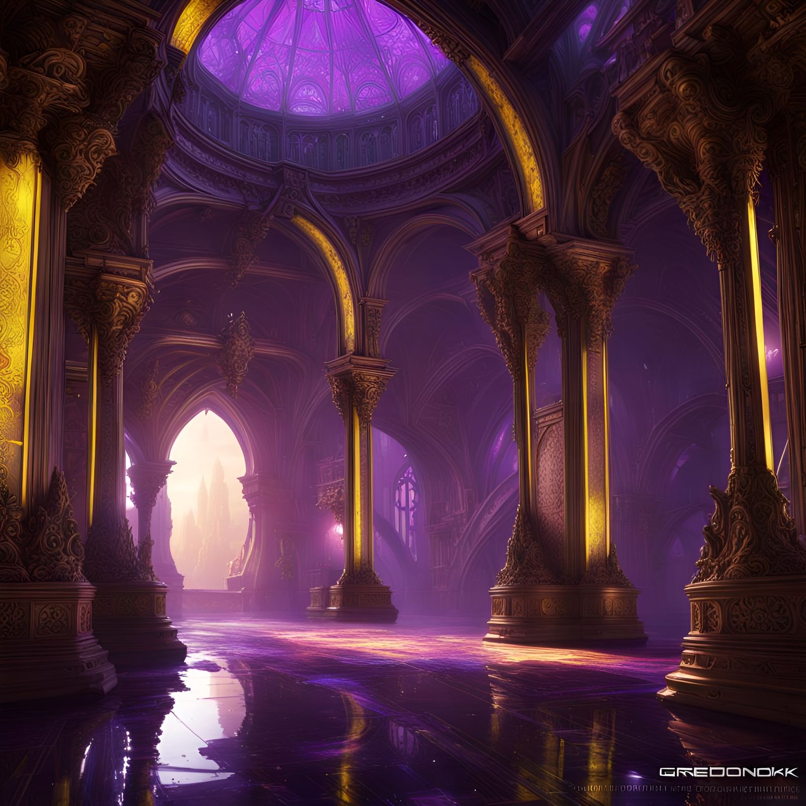 The edge of reality and dreams, seamless scifi AI Generated Artwork