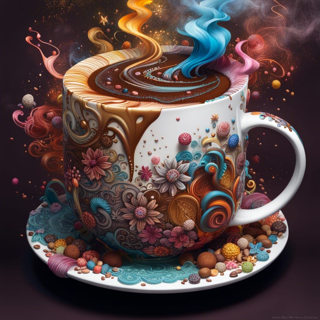 Always Time For Coffee - Ai Generated Artwork - Nightcafe Creator