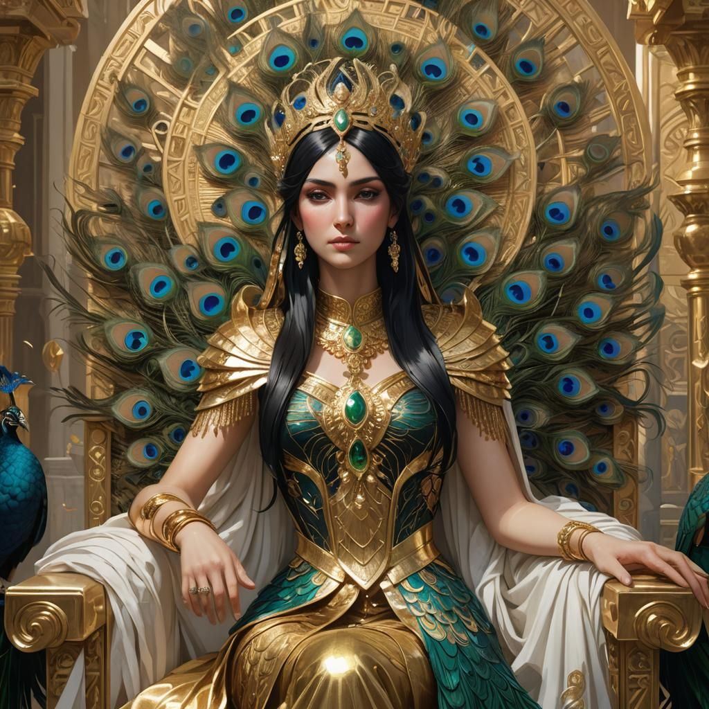 A young Hera, just starting to rule - Queen of gods - AI Generated ...