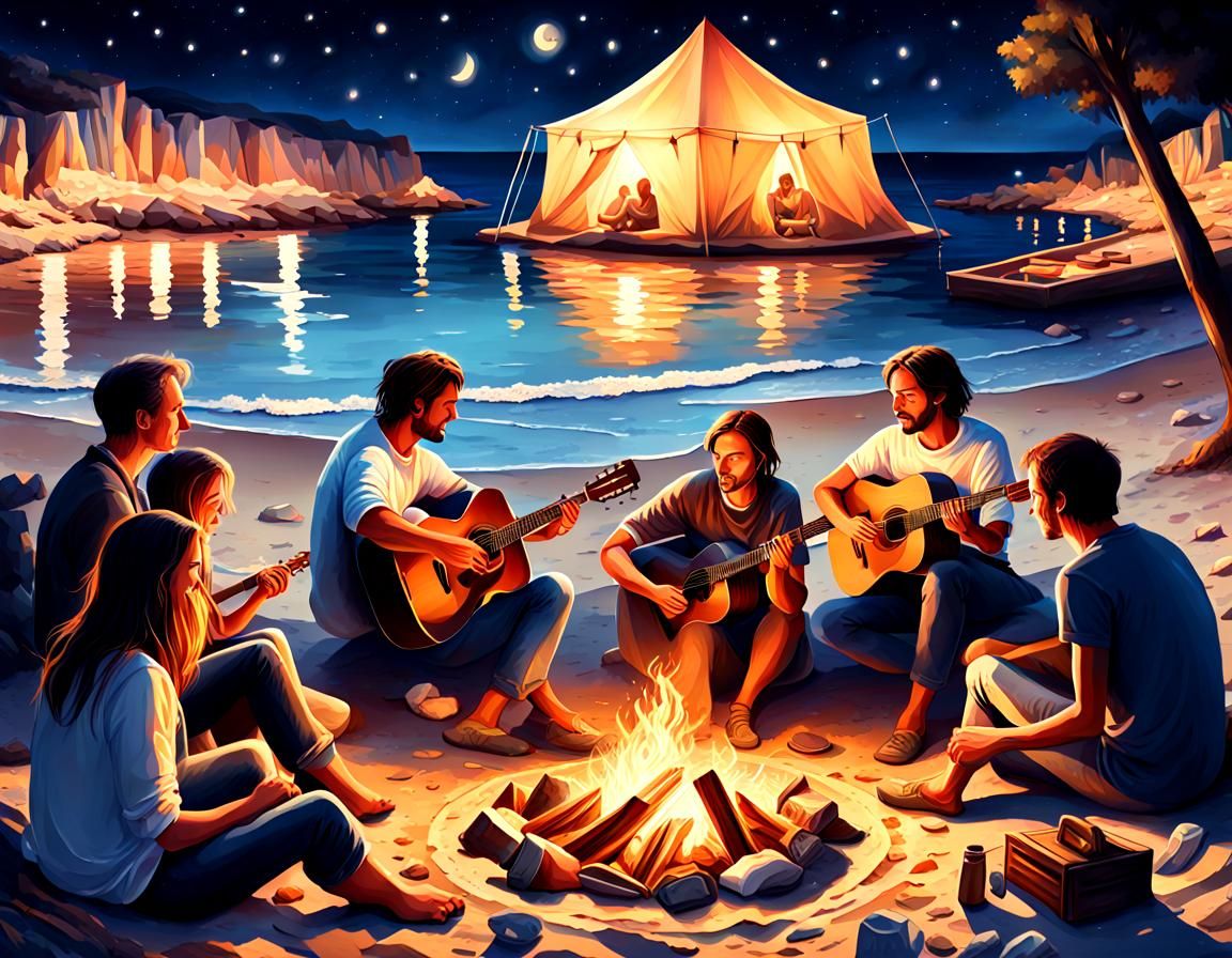 The perfect camping setup AI Generated Artwork NightCafe Creator