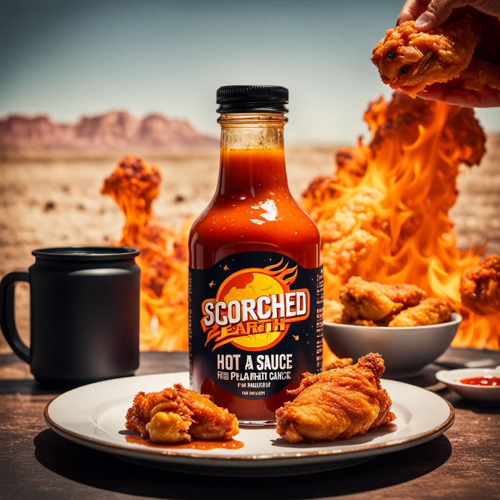 SCORCHED EARTH HOT SAUCE  by @PhrozenExodus