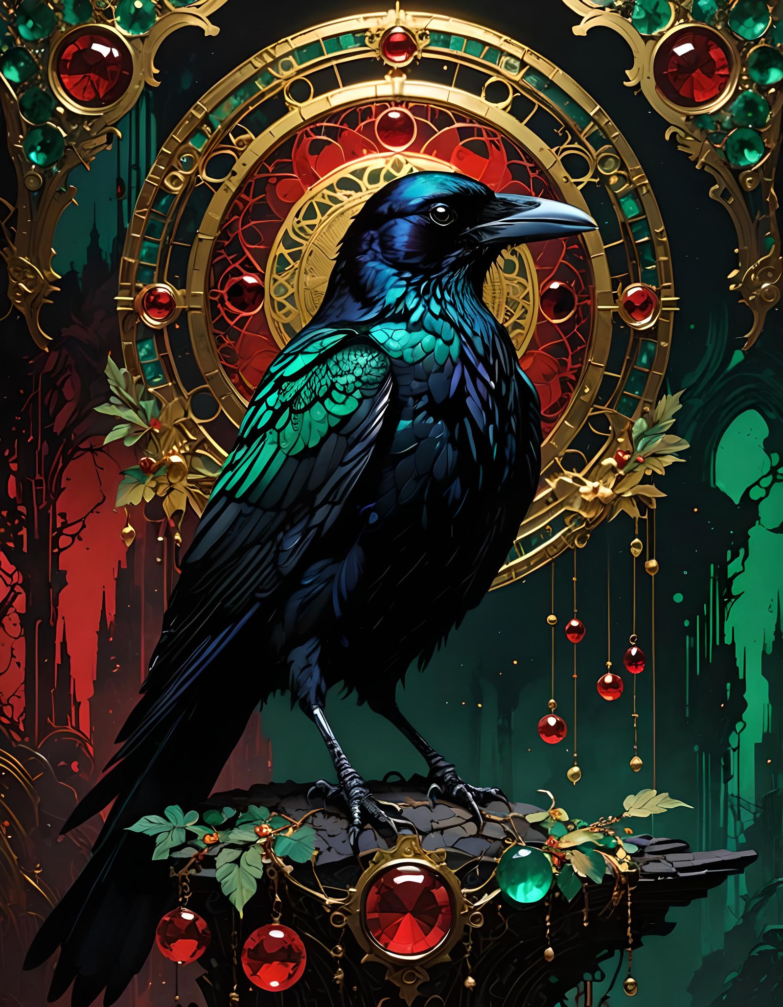 Glossy Raven  by @MissT