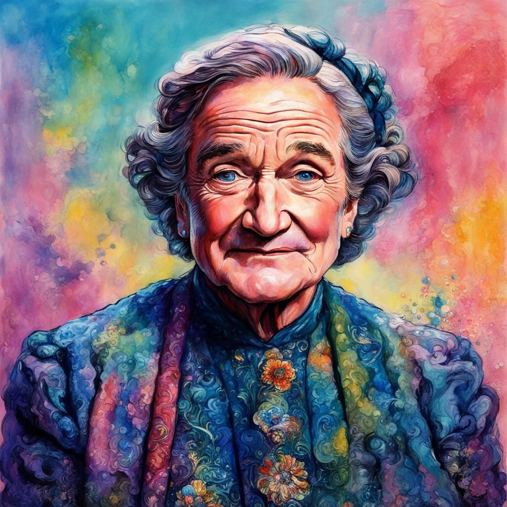 In memory of Robin Williams as "Mrs. Euphegenia Doubtfire" Film from 1993..  by @Whip