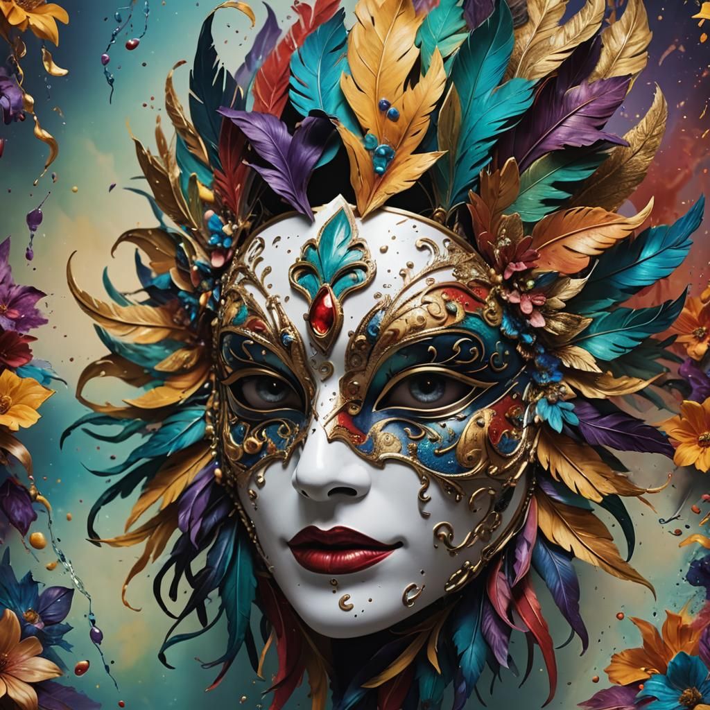 Masquerade mask - AI Generated Artwork - NightCafe Creator