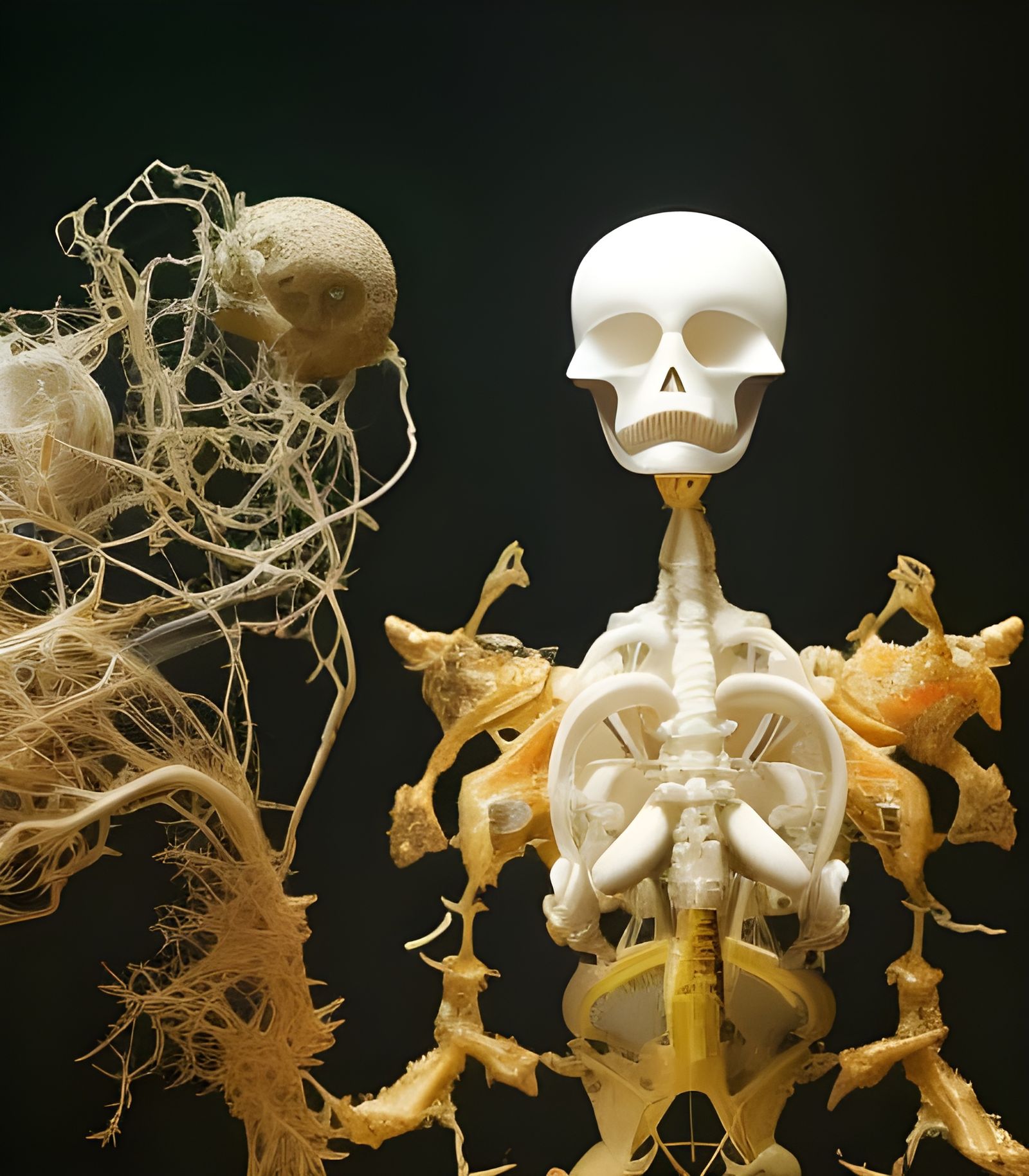 Surreal Stopmotion Landscape in Hyperrealistic Style