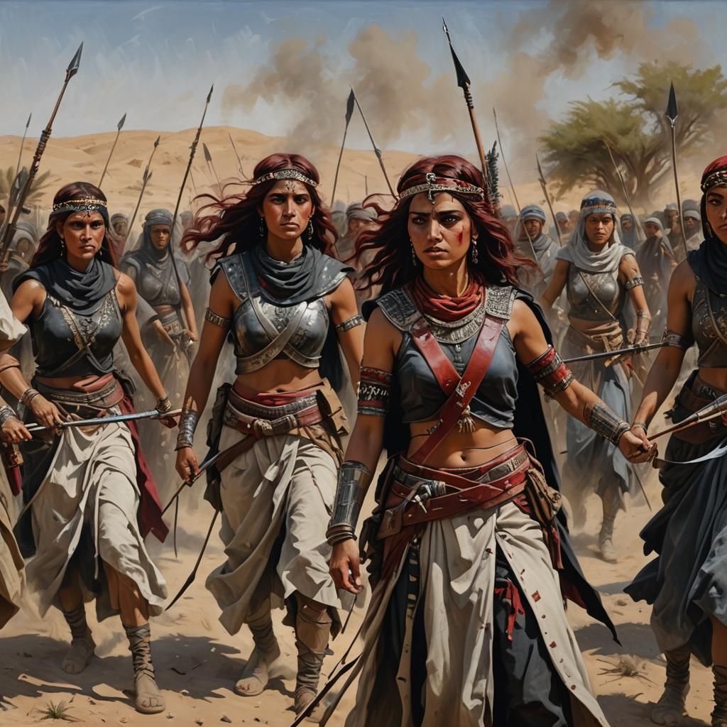 Bedouin warrior women