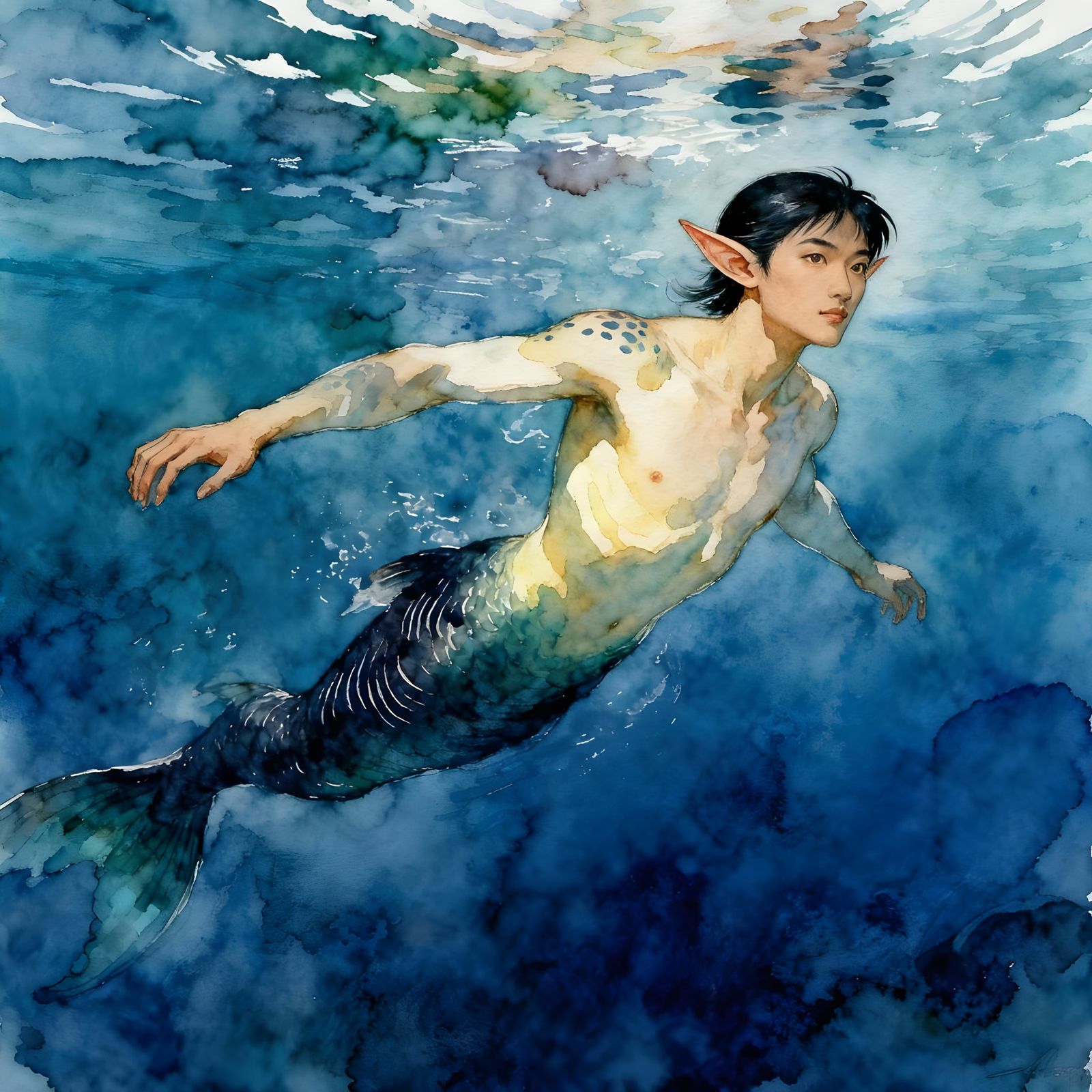 Merman  by @undefined