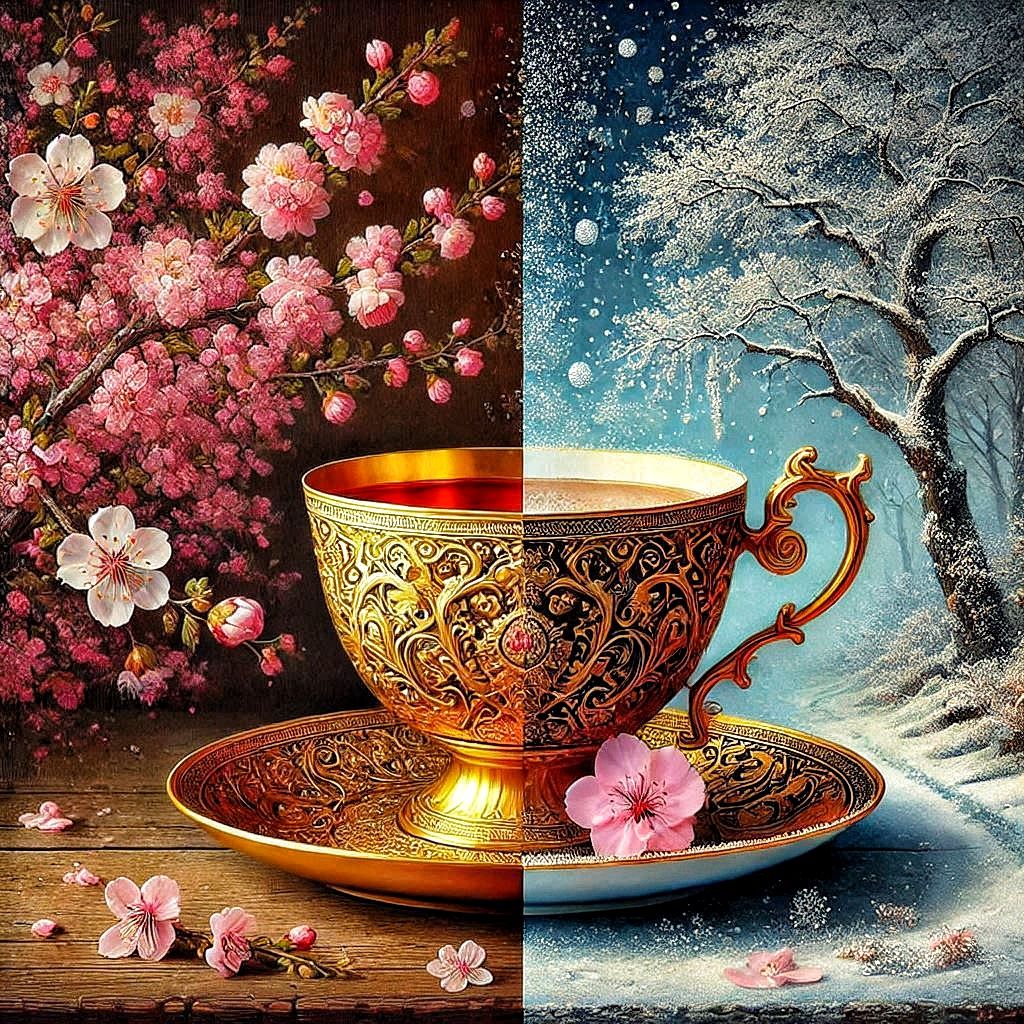 Seasonal teacup