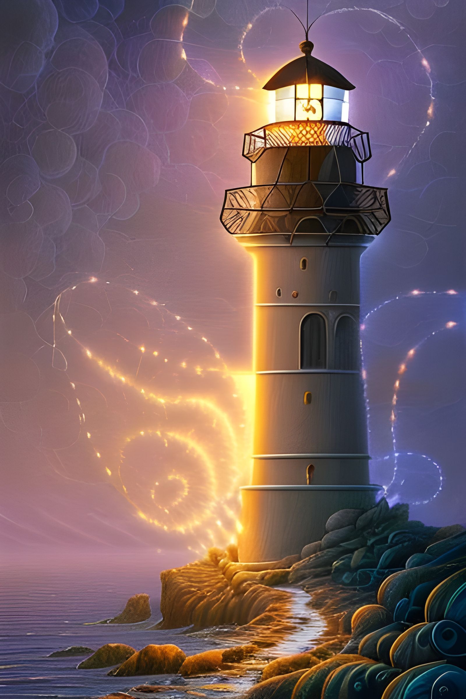 Magical Lighthouse   by @Tracie